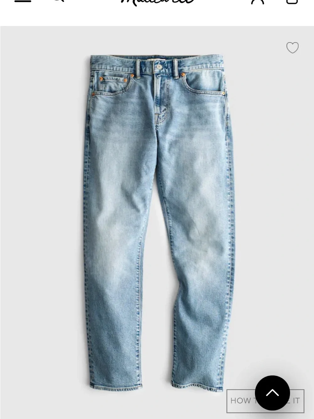 Men’s NWT Light Blue Men's Athletic Slim Jeans